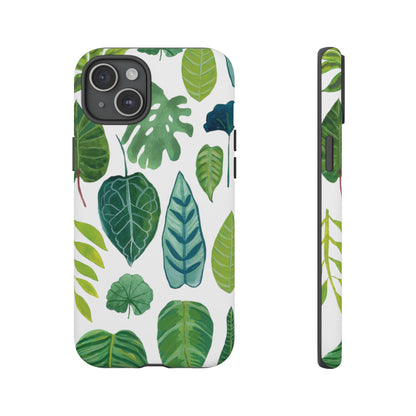 Leaves on White | Tough Phone Case