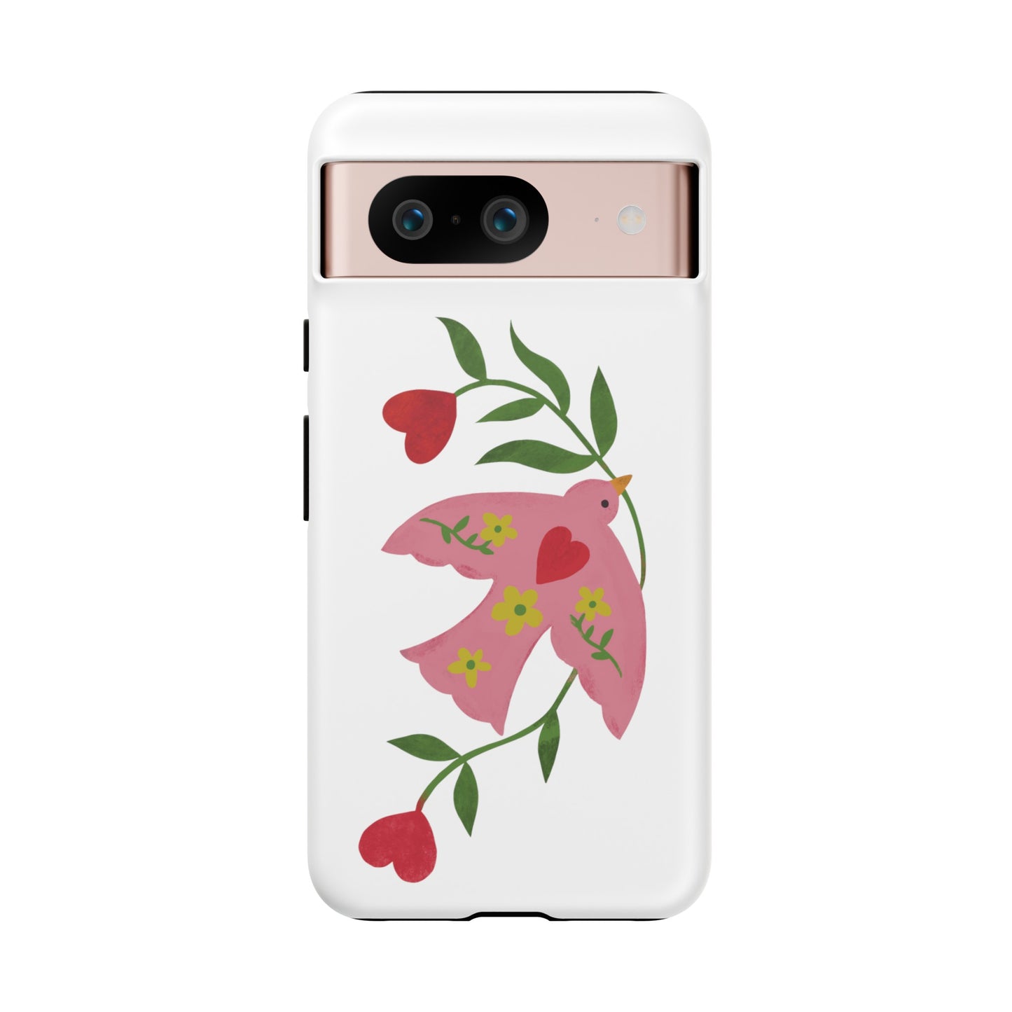 Love Bird on White | Tough Phone Case