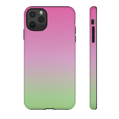 Pink to Green | Tough Phone Case