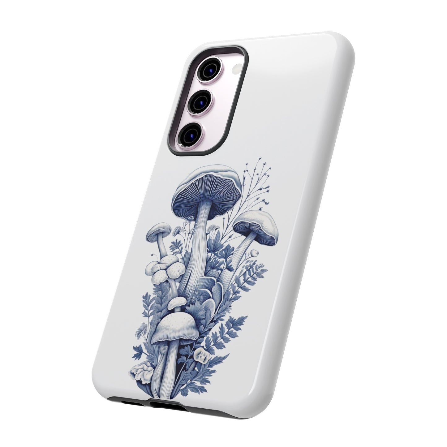 Blue Mushrooms | Tough Phone Case