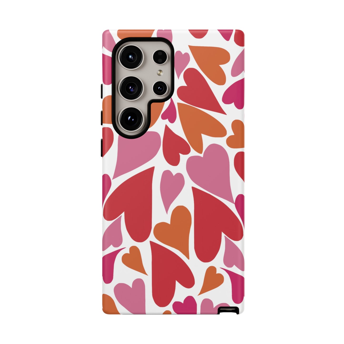 Heart Charmer on White | Tough Phone Case