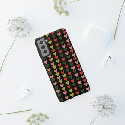 All You Need is ❤️ on Black | Tough Phone Case