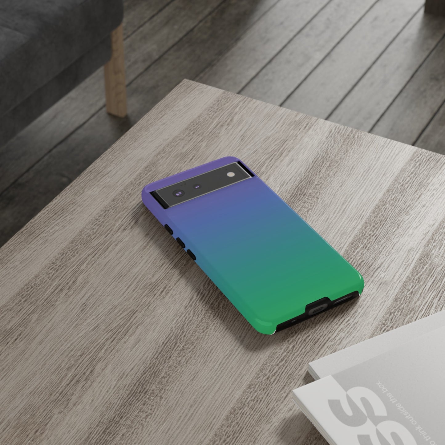 Purple to Green | Tough Phone Case