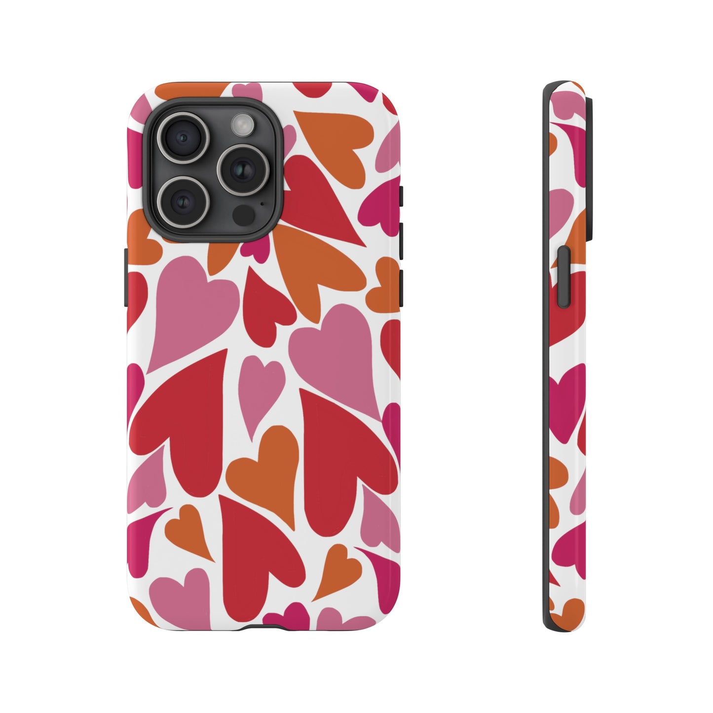 Heart Charmer on White | Tough Phone Case