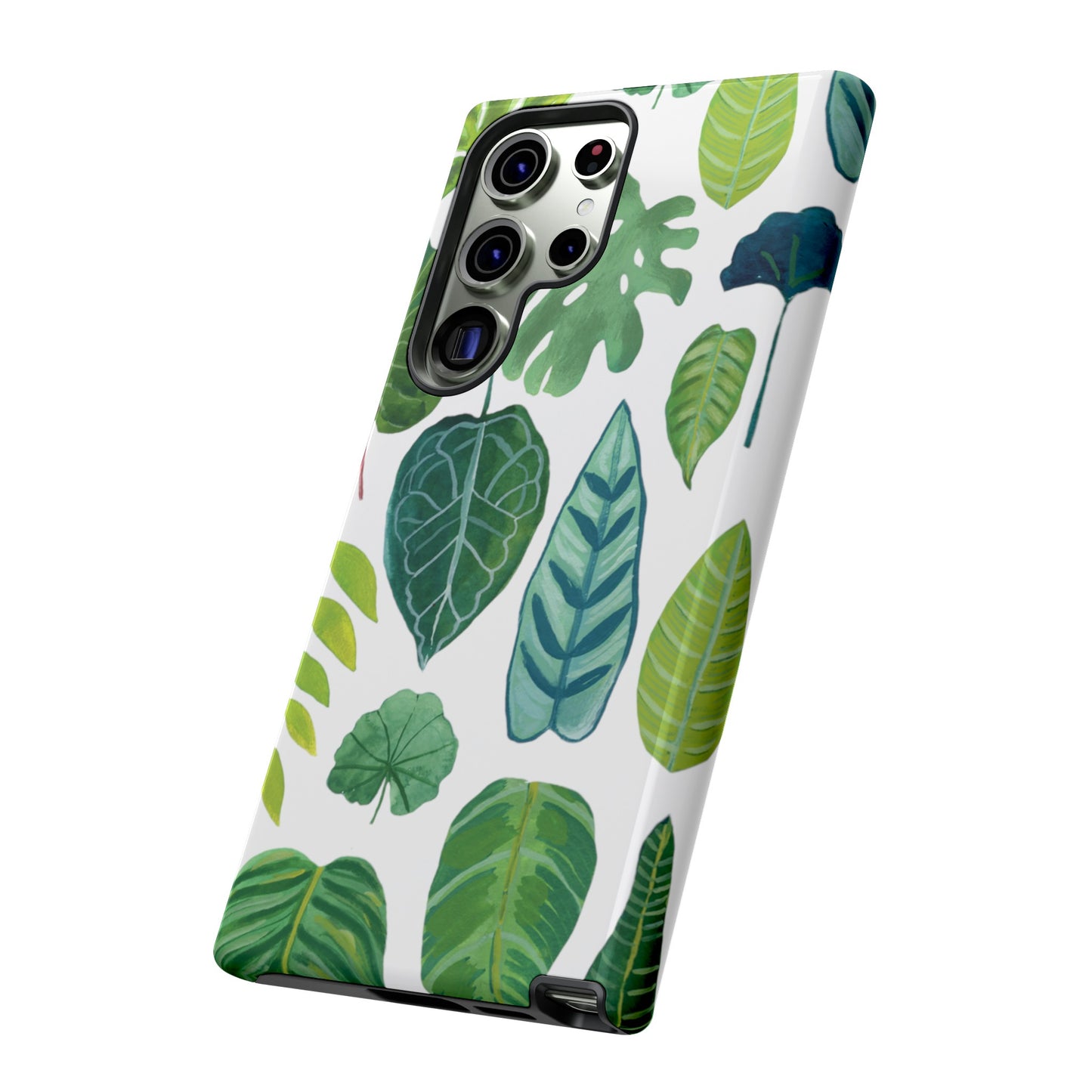 Leaves on White | Tough Phone Case