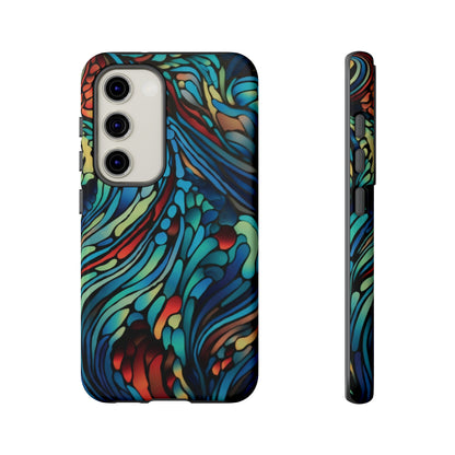 Abstract Blues Tough Phone Case