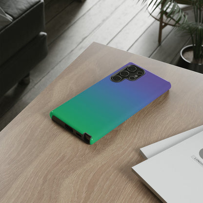 Purple to Green | Tough Phone Case