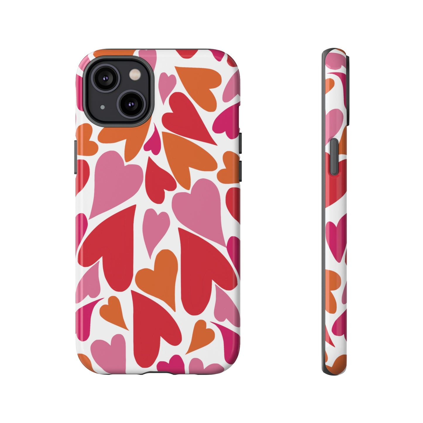 Heart Charmer on White | Tough Phone Case