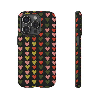 All You Need is ❤️ on Black | Tough Phone Case