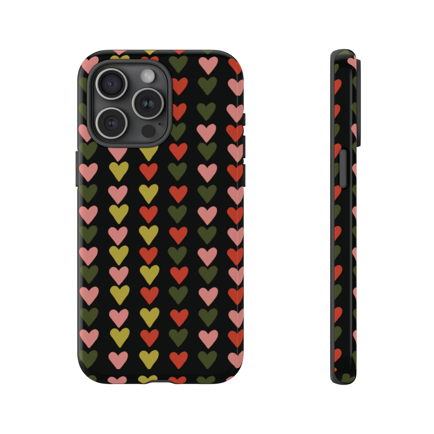 All You Need is ❤️ on Black | Tough Phone Case