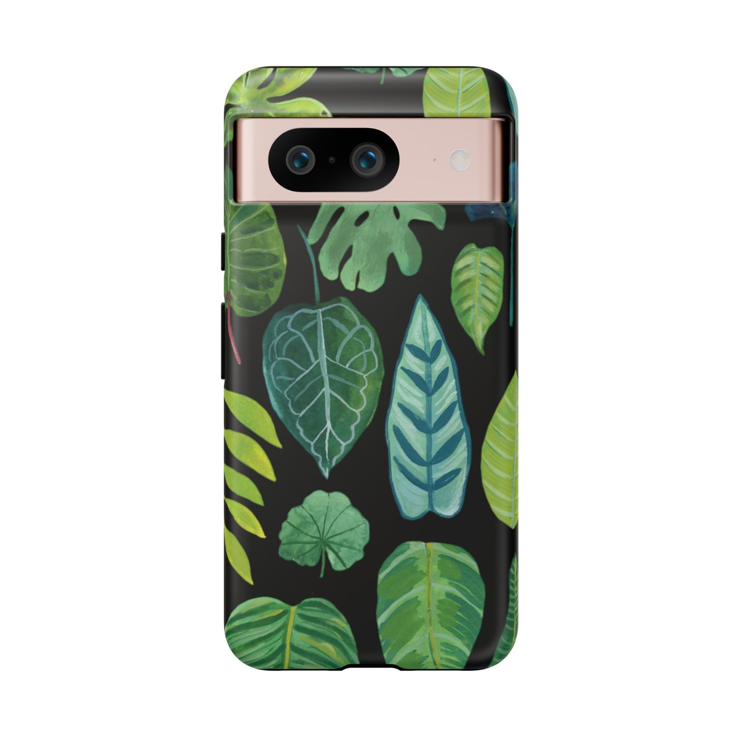 Leaves on Black | Tough Phone Case