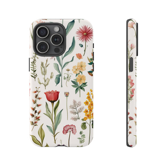 Vintage Floral Tough Phone Case
