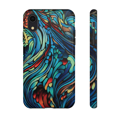 Abstract Blues Tough Phone Case