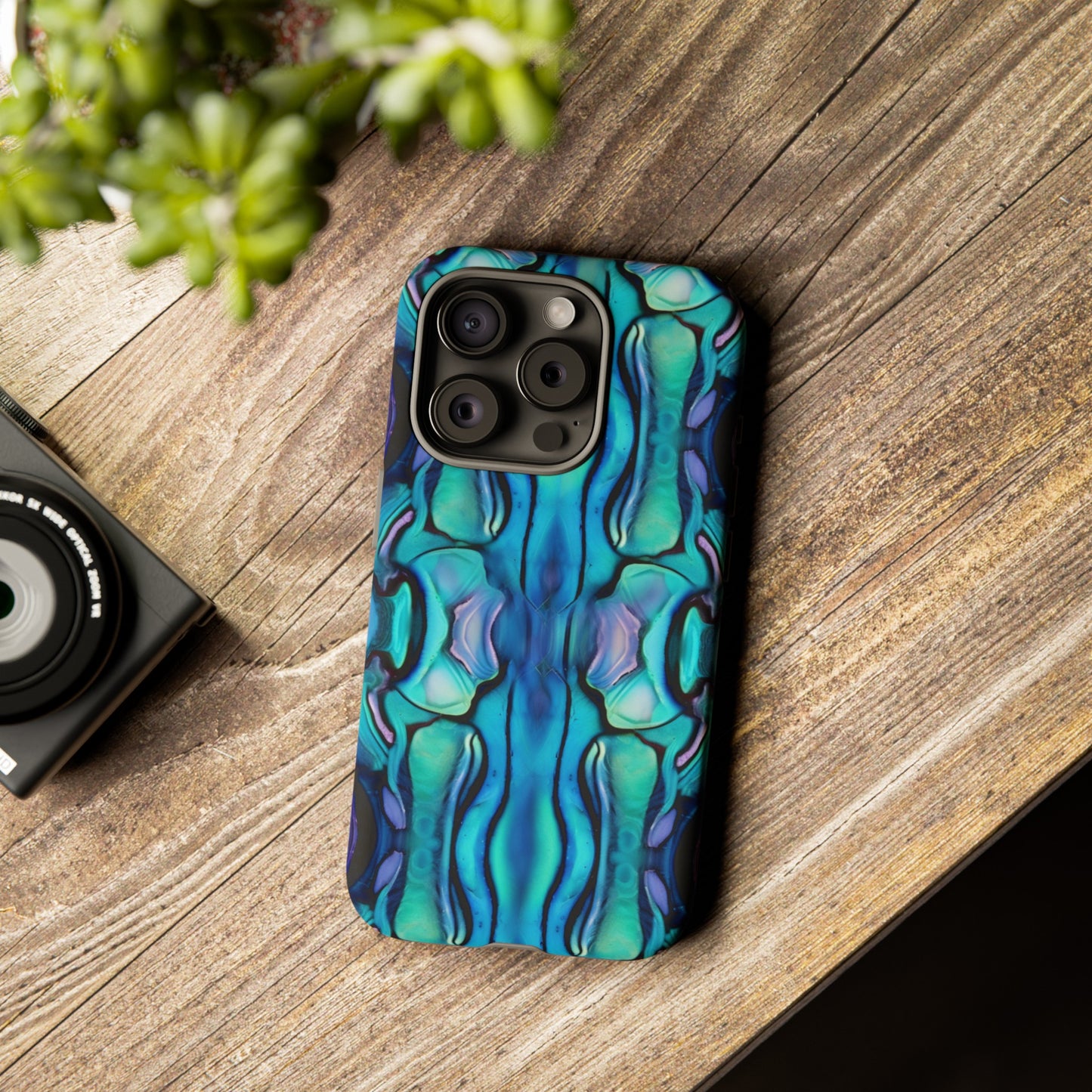 Abalone Blues Tough Phone Case