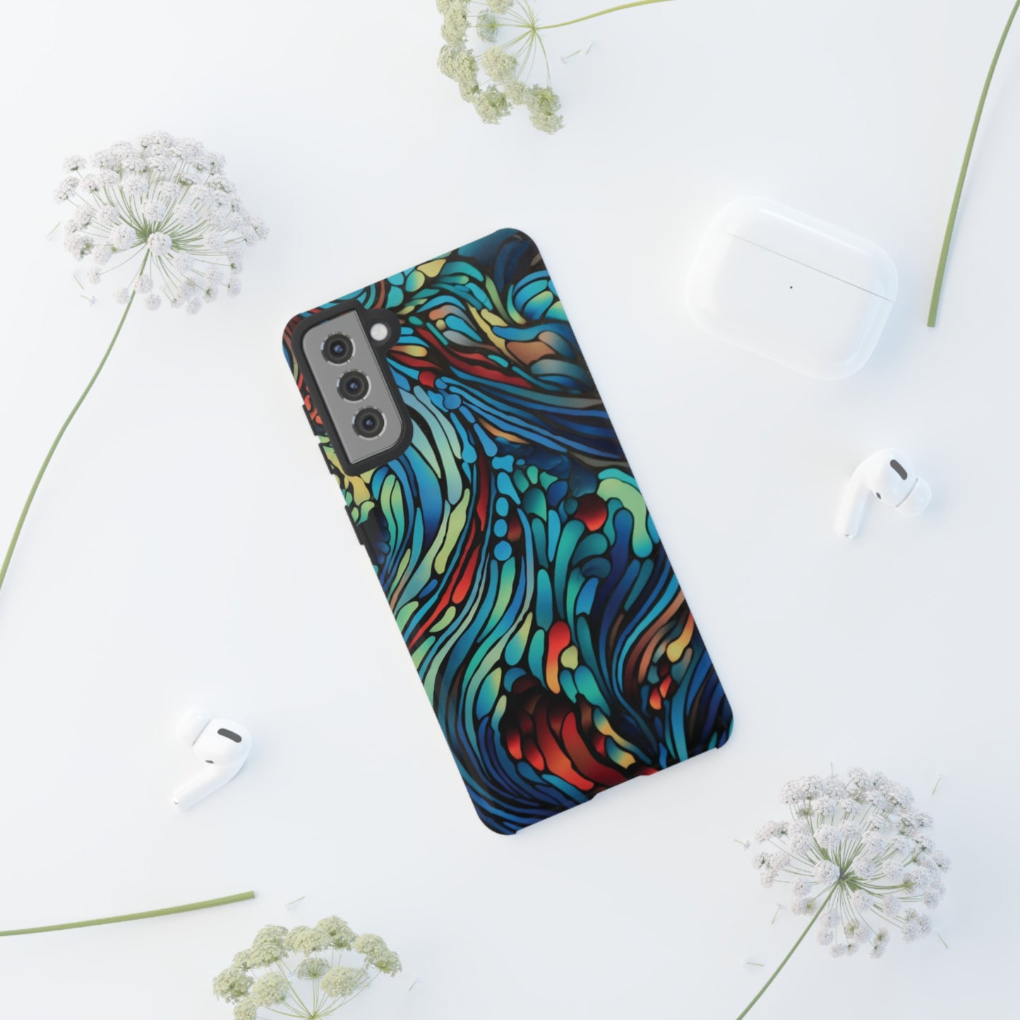 Abstract Blues Tough Phone Case