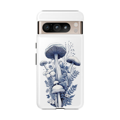 Blue Mushrooms | Tough Phone Case