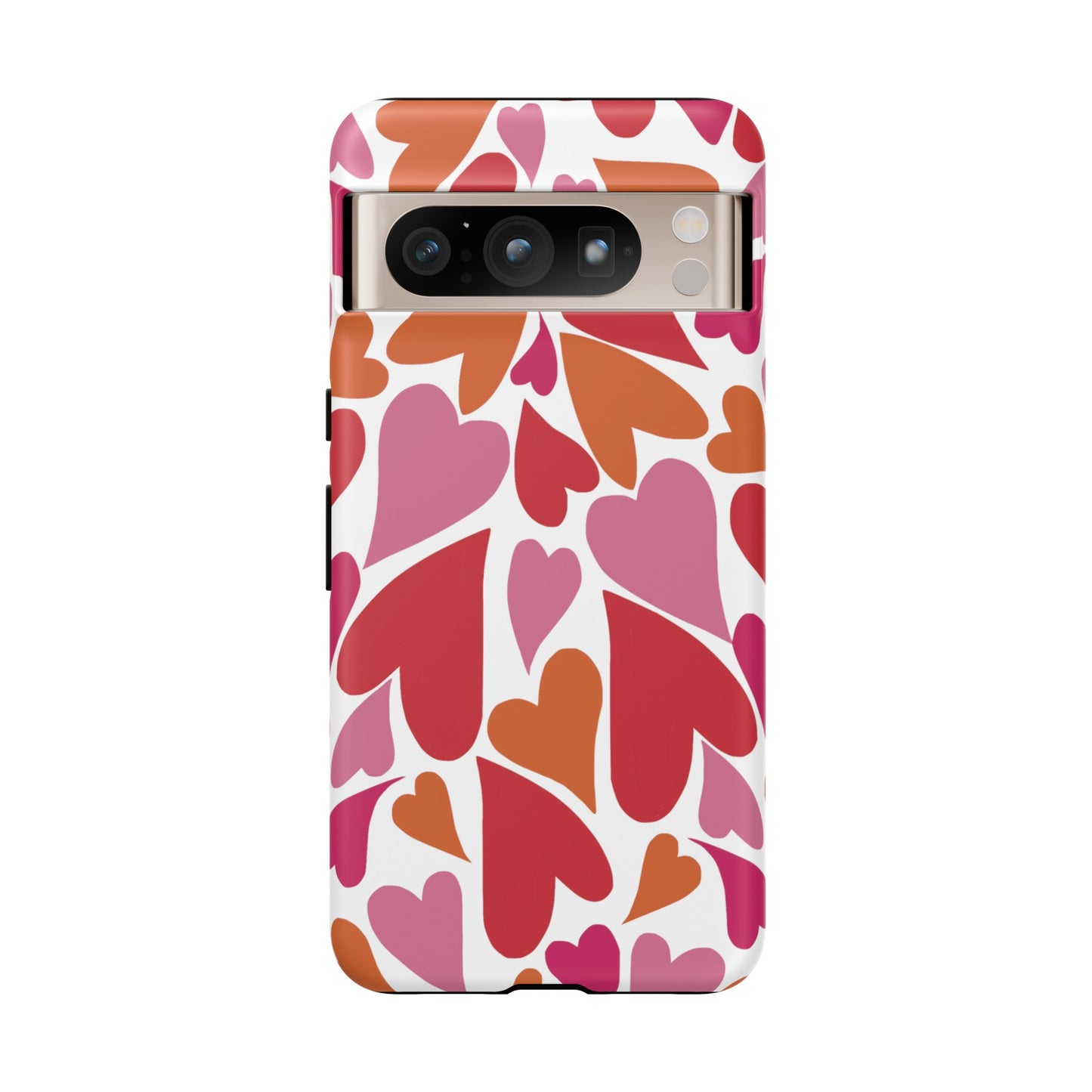 Heart Charmer on White | Tough Phone Case