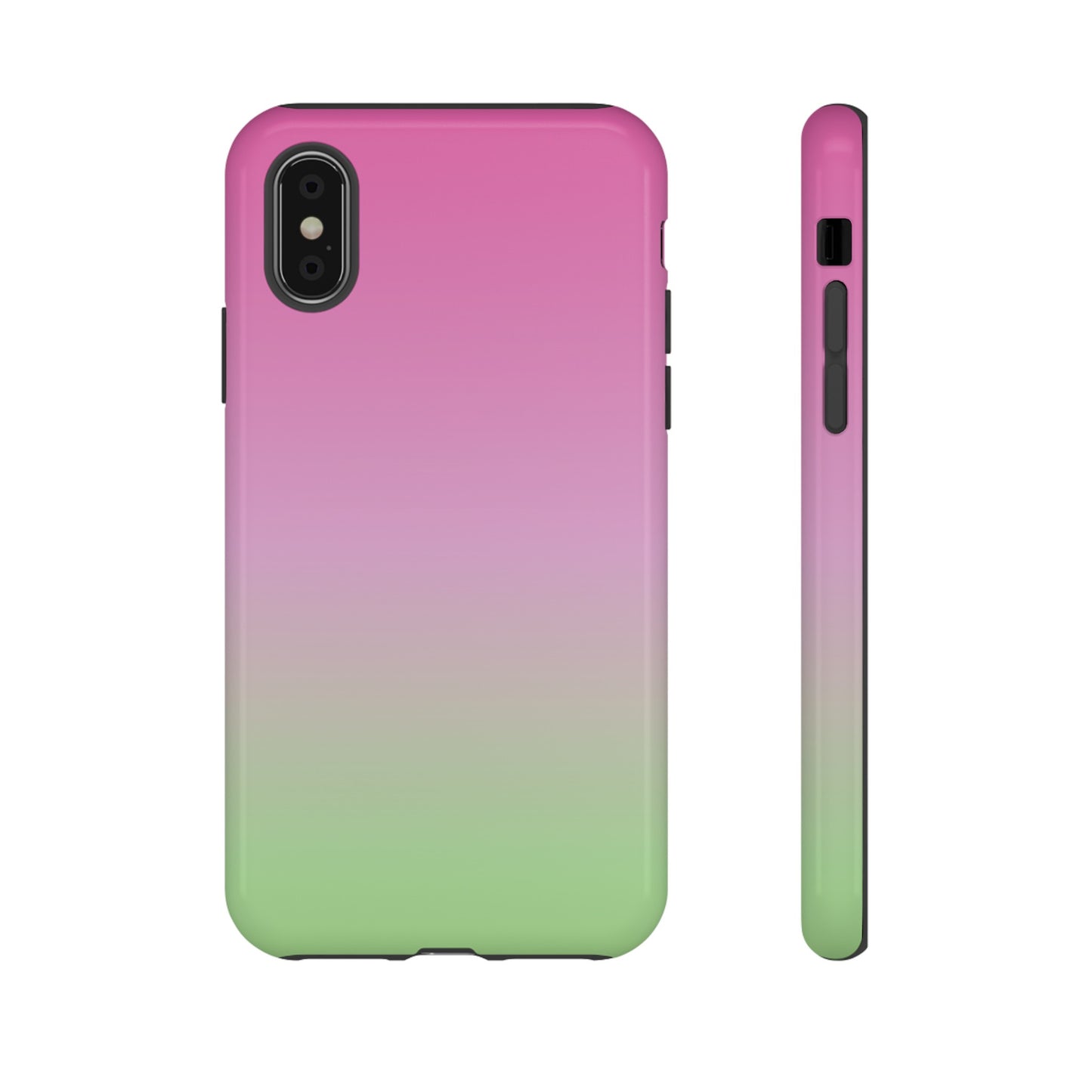 Pink to Green | Tough Phone Case