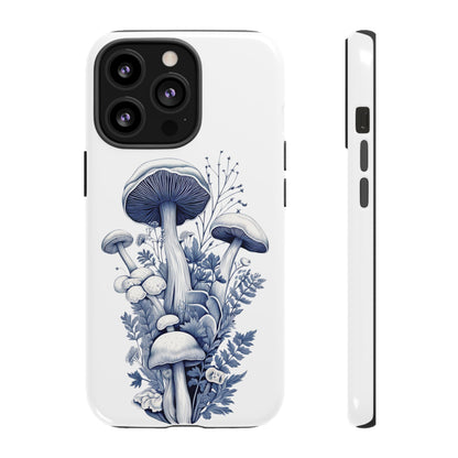 Blue Mushrooms | Tough Phone Case