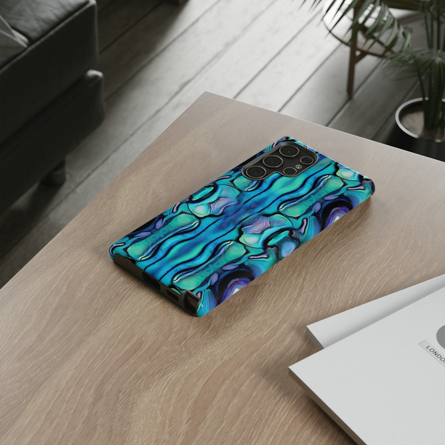 Abalone Blues Tough Phone Case