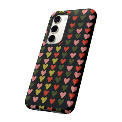 All You Need is ❤️ on Black | Tough Phone Case