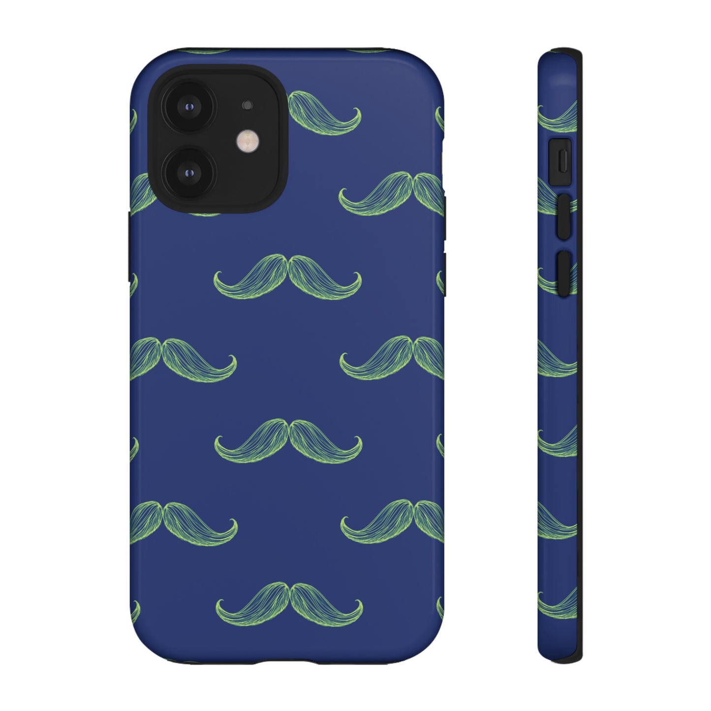 Blue 'Stache Tough Phone Case