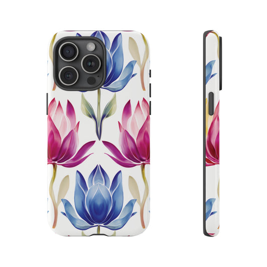 Zen Petals Lotus Pattern | Tough Phone Case