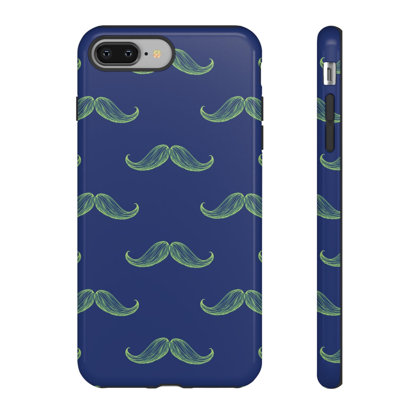 Blue 'Stache Tough Phone Case