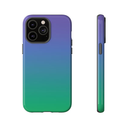 Purple to Green | Tough Phone Case