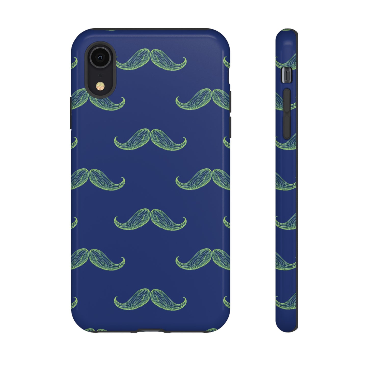 Blue 'Stache Tough Phone Case