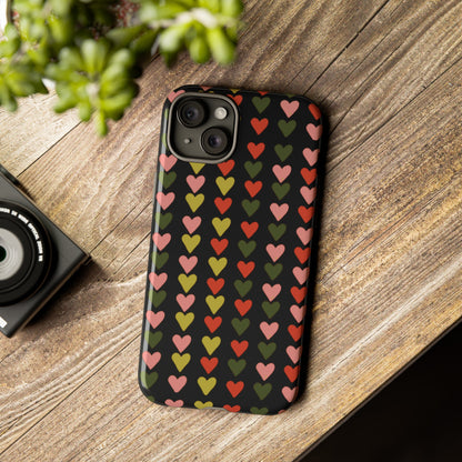 All You Need is ❤️ on Black | Tough Phone Case