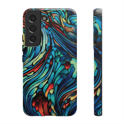 Abstract Blues Tough Phone Case