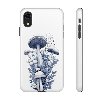 Blue Mushrooms | Tough Phone Case