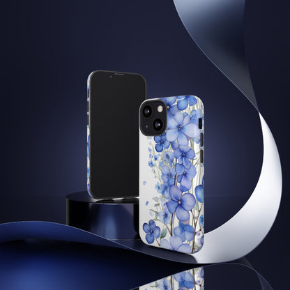 Blue Forget-Me-Not Tough Phone Case