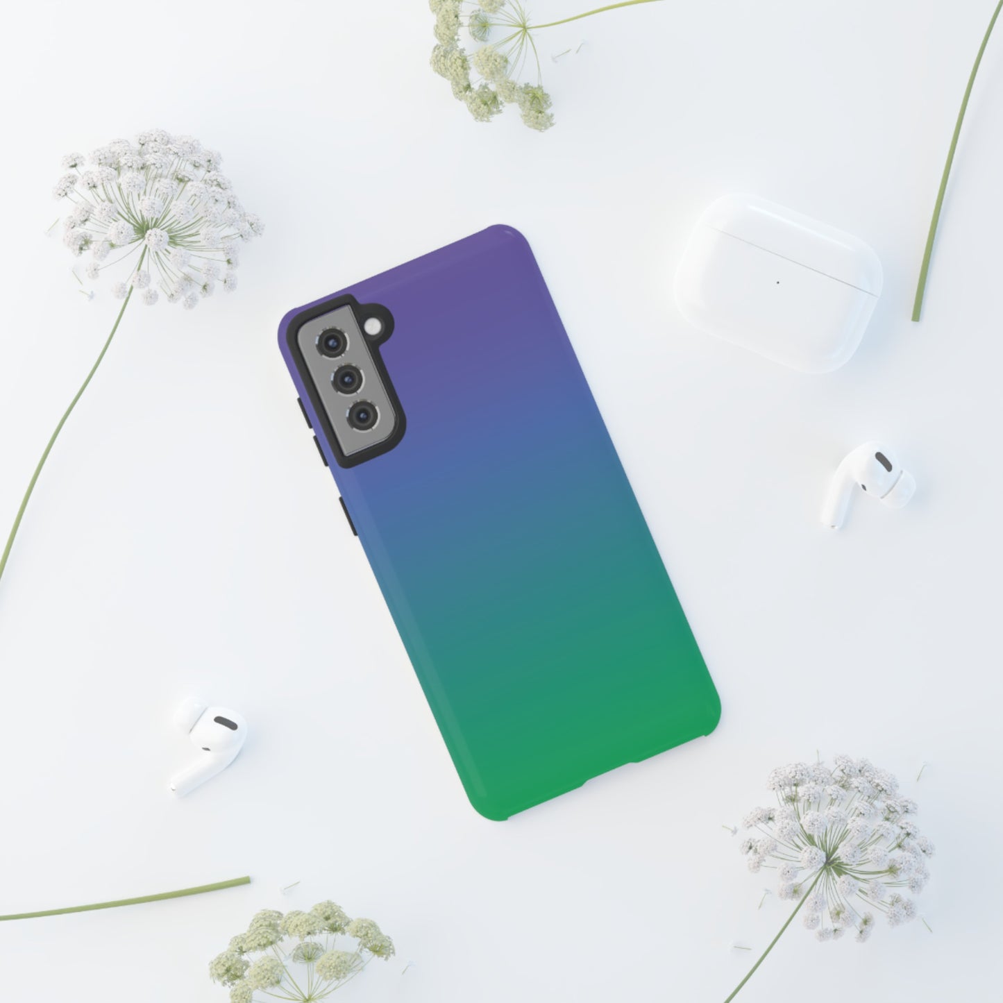 Purple to Green | Tough Phone Case