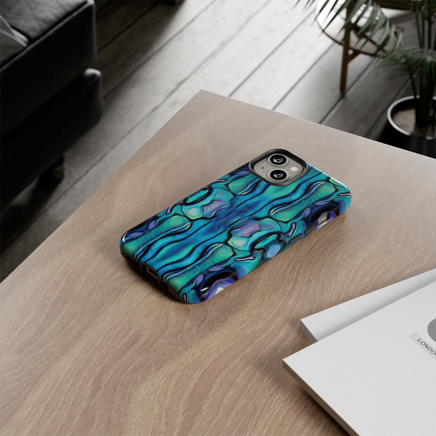 Abalone Blues Tough Phone Case