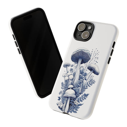 Blue Mushrooms | Tough Phone Case