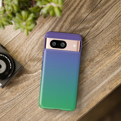 Purple to Green | Tough Phone Case