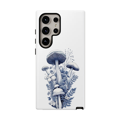 Blue Mushrooms | Tough Phone Case