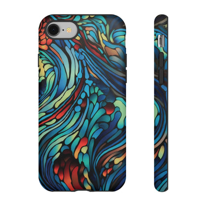 Abstract Blues Tough Phone Case