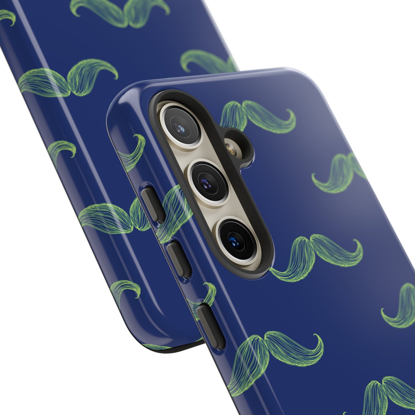 Blue 'Stache Tough Phone Case