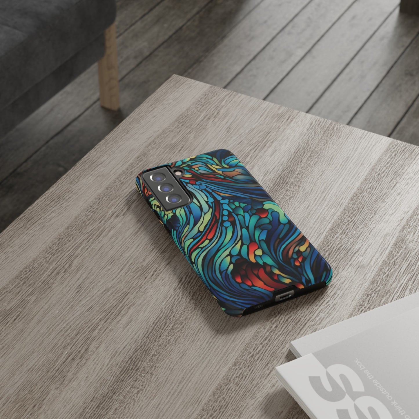 Abstract Blues Tough Phone Case