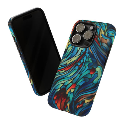 Abstract Blues Tough Phone Case