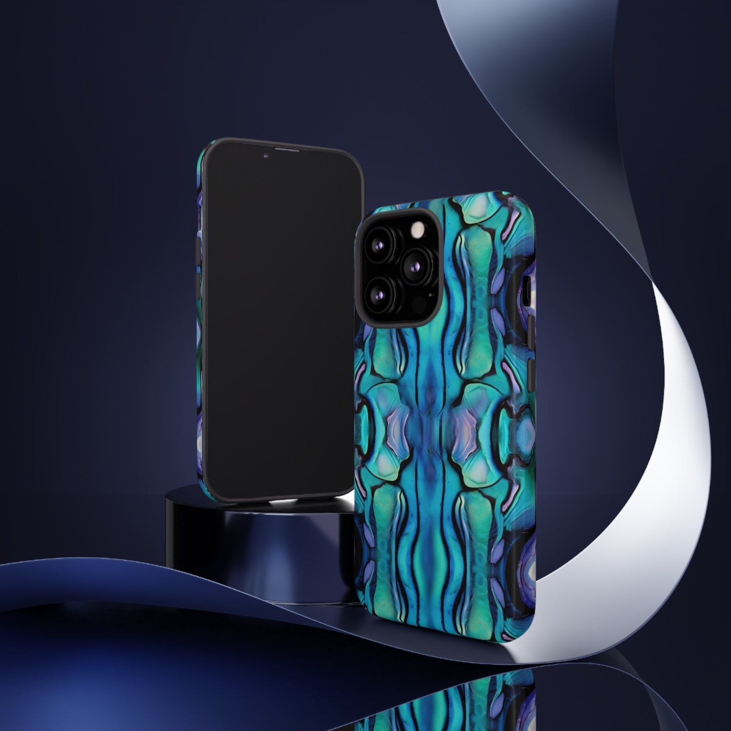 Abalone Blues Tough Phone Case