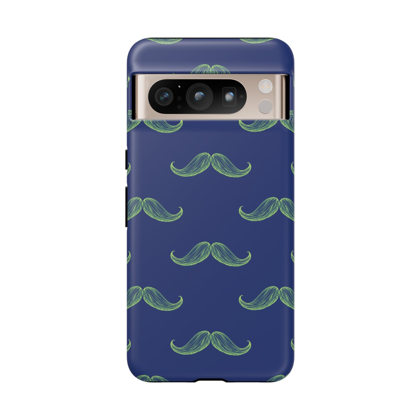 Blue 'Stache Tough Phone Case