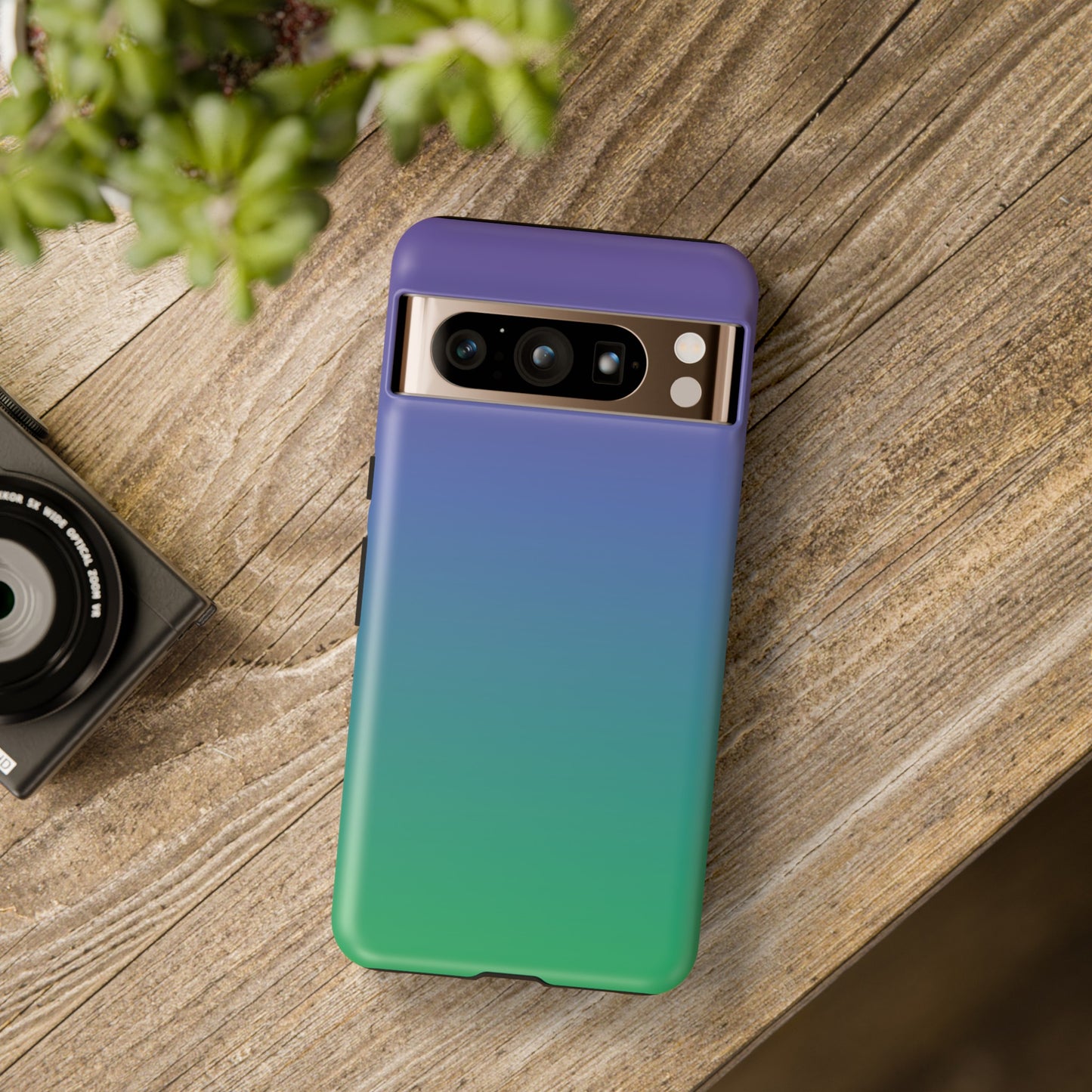 Purple to Green | Tough Phone Case