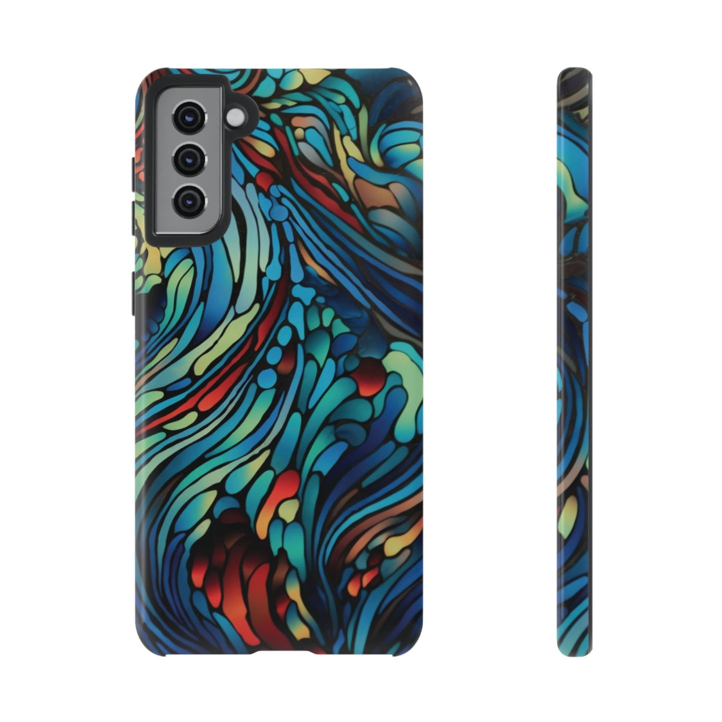 Abstract Blues Tough Phone Case