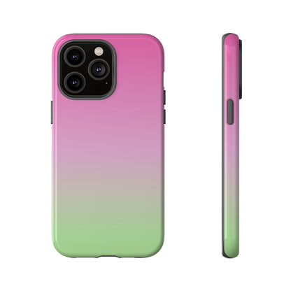 Pink to Green | Tough Phone Case