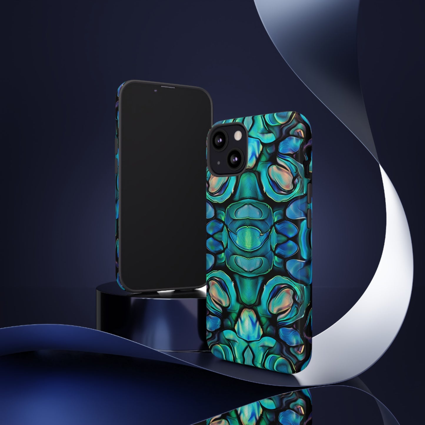 Abalone Greens Tough Phone Case