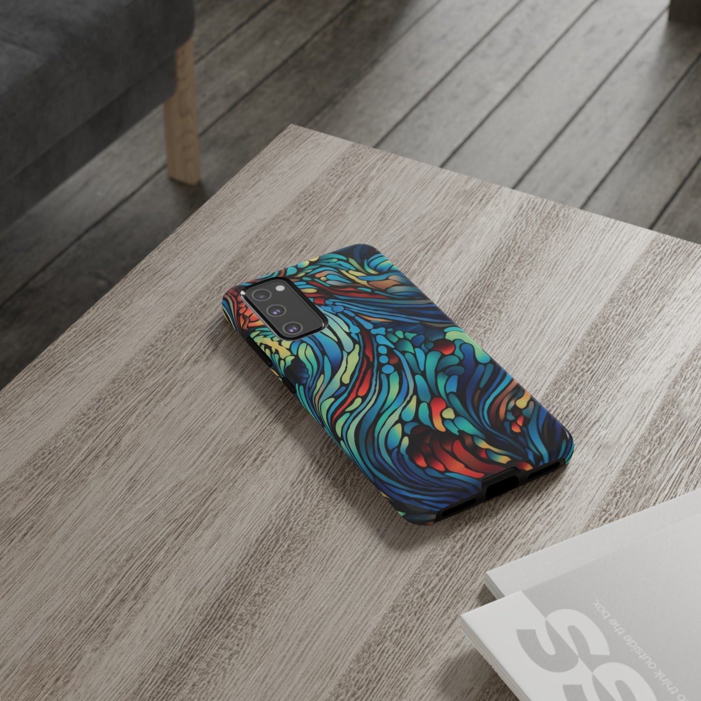 Abstract Blues Tough Phone Case